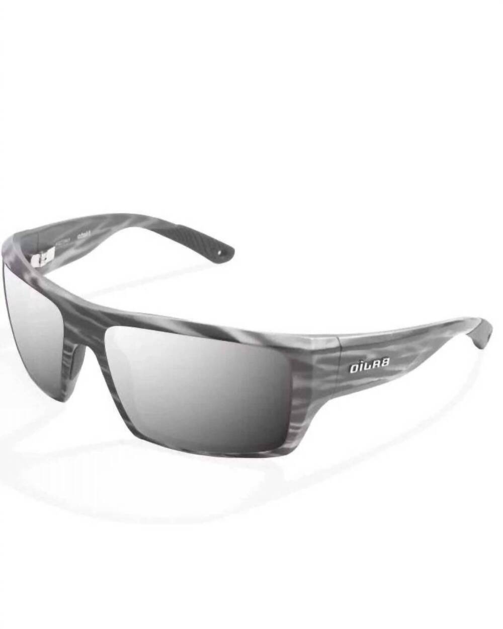 NEW BAJIO unisex nato sunglasses in gray grass matte /silver mirror glass